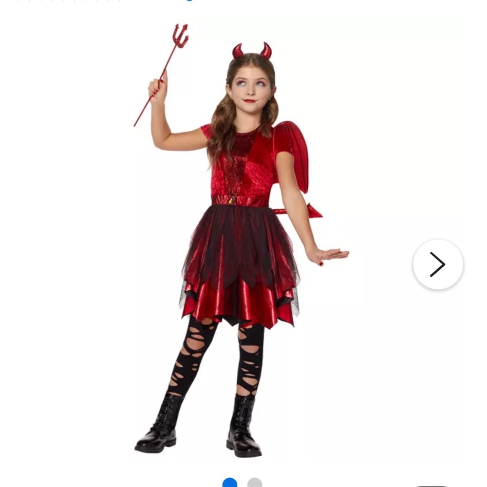 Girls Devil Halloween Costume